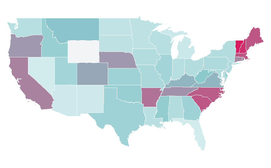 Affinity by region — Toms Shoes, United States