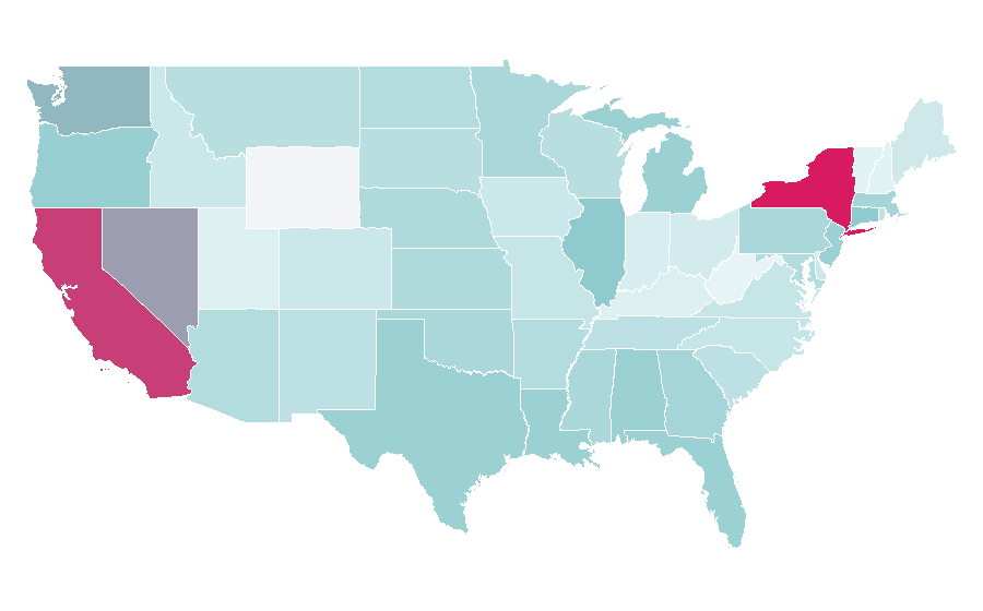 Affinity by region — Tonic water, United States