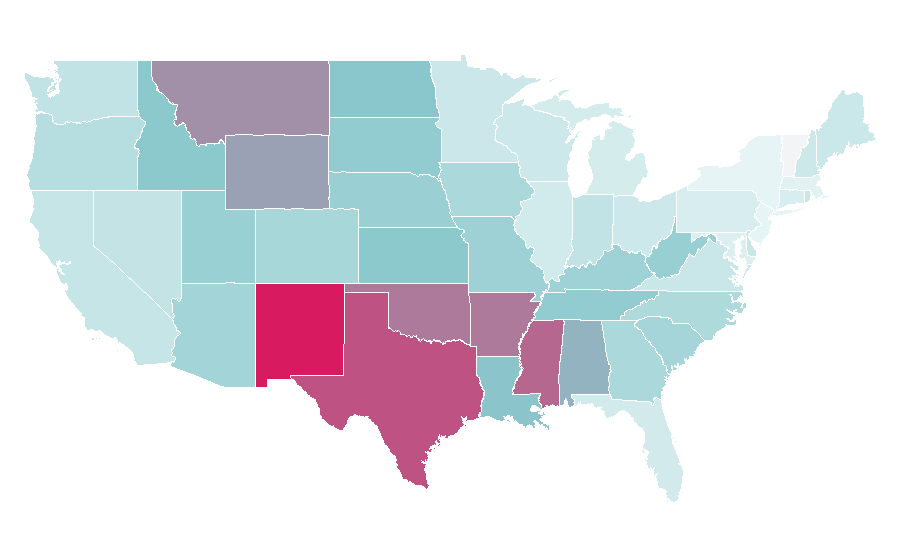 Affinity by region — Tony Lama Boots, United States