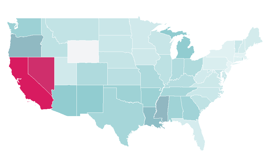 Affinity by region — Too $hort, United States
