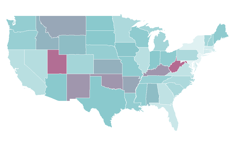 Affinity by region — Tool, United States