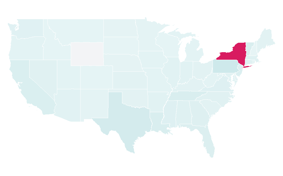 Affinity by region — Top (clothing), United States