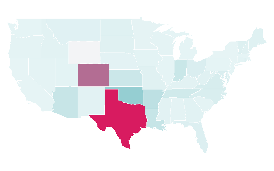 Affinity by region — Torchy's Tacos, United States