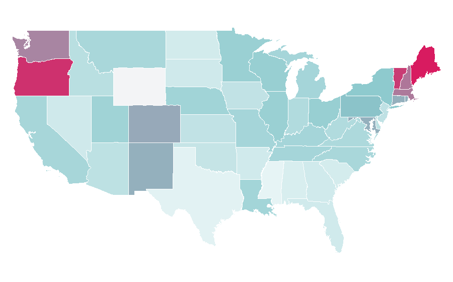 Affinity by region — Tori Amos, United States