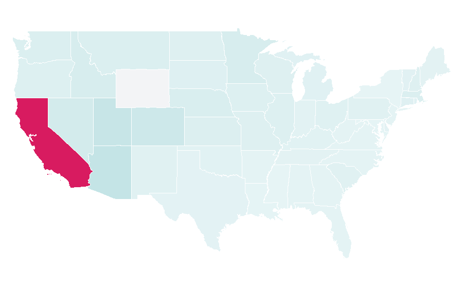 Affinity by region — Torrey Pines Golf Course, United States