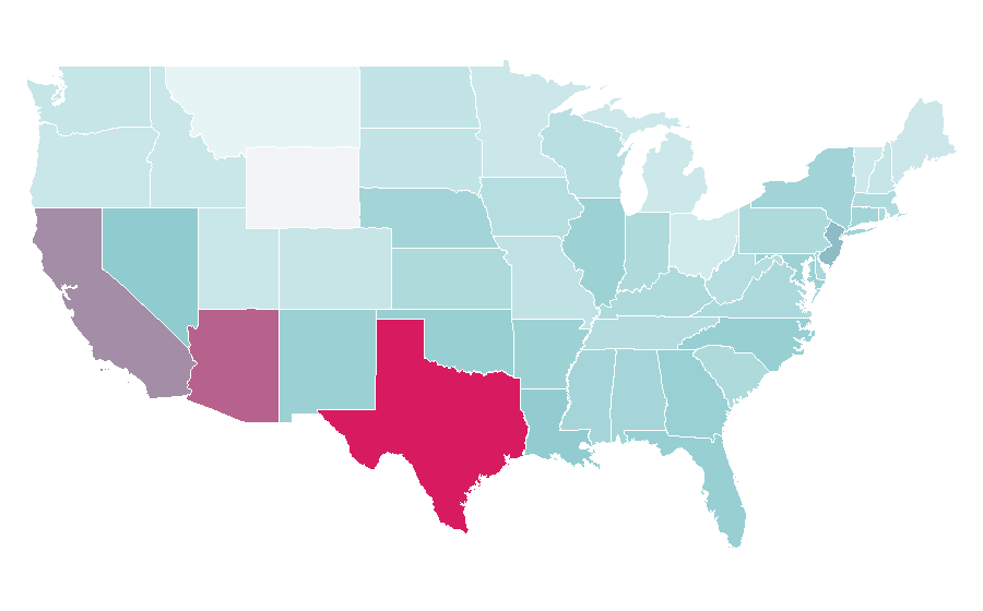 Affinity by region — Tostitos, United States