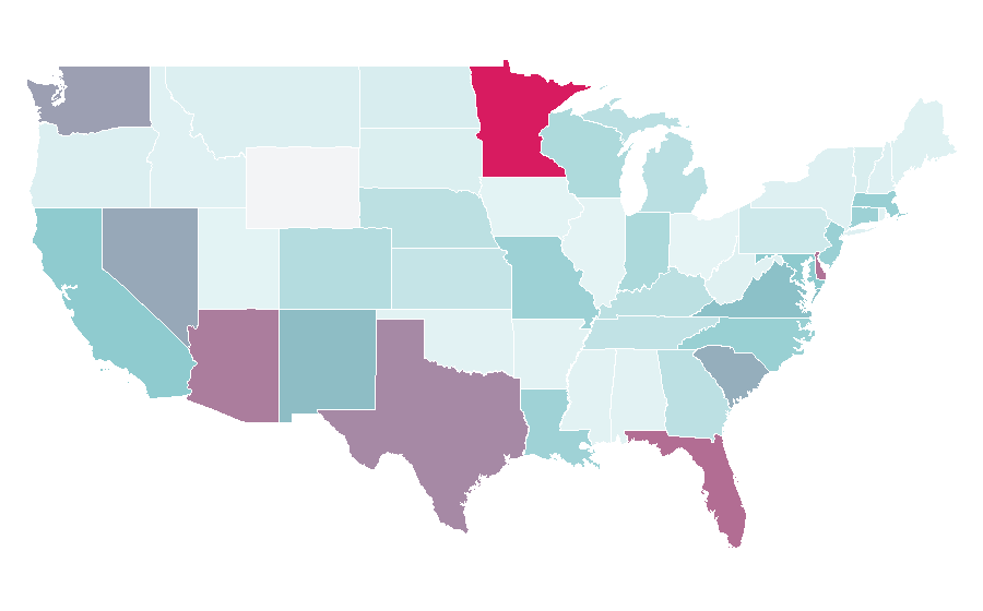 Affinität nach Region — Total Wine & More, USA