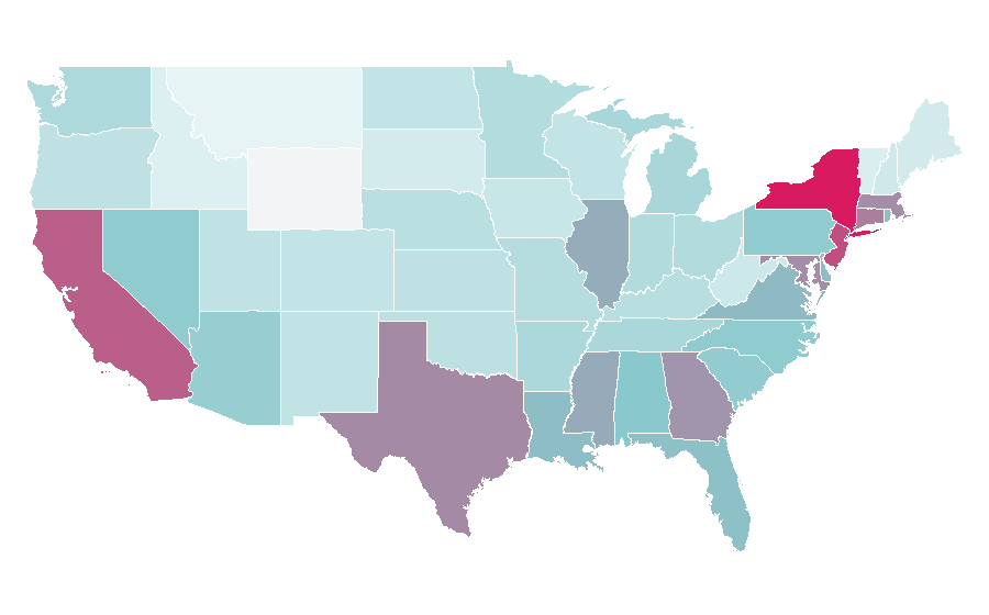 Affinity by region — Tote bag, United States