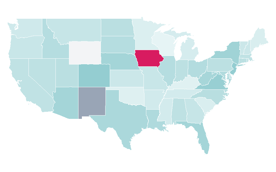 Affinity by region — Touch of Modern, United States
