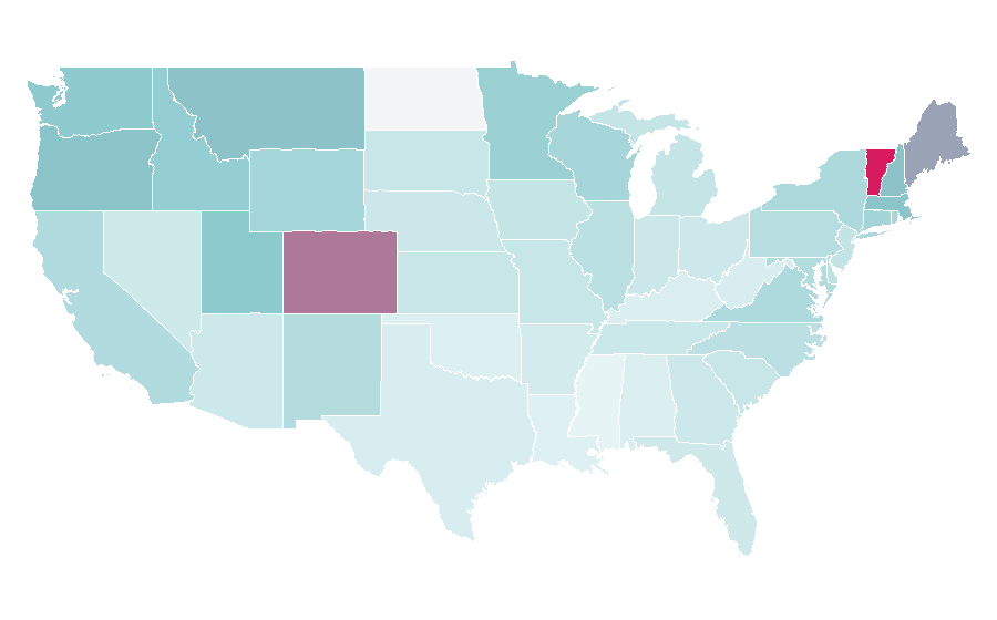 Affinity by region — Tour de France, United States