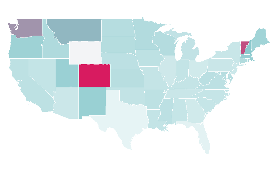 Affinity by region — Tour de France Femmes, United States
