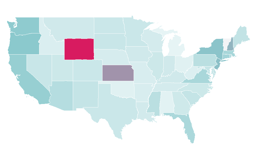 Affinity by region — Tour guide, United States