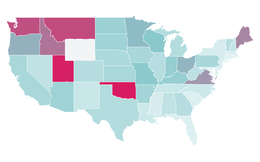 Affinity by region — Tower defense, United States