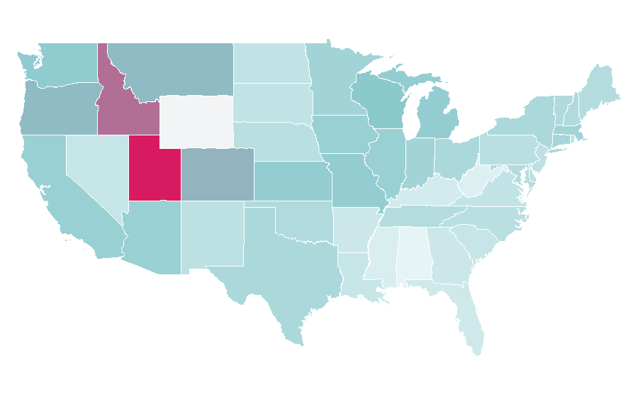 Affinity by region — Tower Heist, United States
