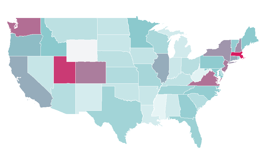 Affinity by region — Tower of London, United States