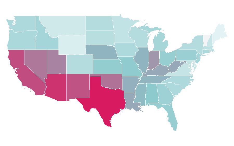 Affinity by region — toy story, United States