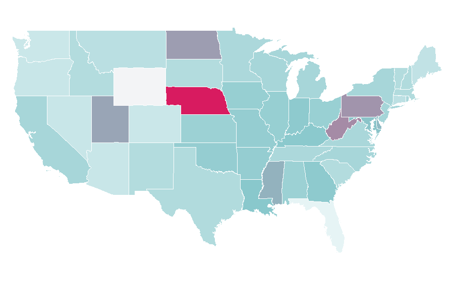 Affinity by region — Toy train, United States