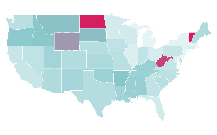 Affinity by region — Toyota Sequoia, United States