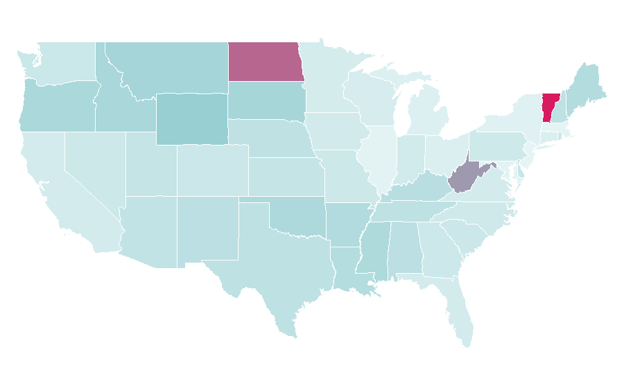 Affinity by region — Toyota Tundra, United States