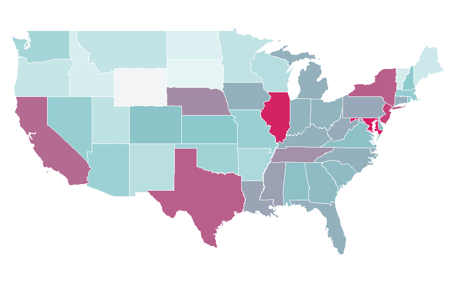 Affinity by region — Toys "R" Us, United States