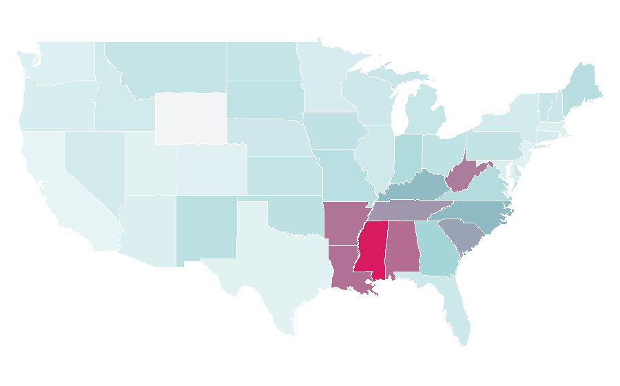 Affinity by region — TracFone Wireless, United States