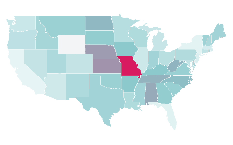 Affinity by region — Tracked loader, United States