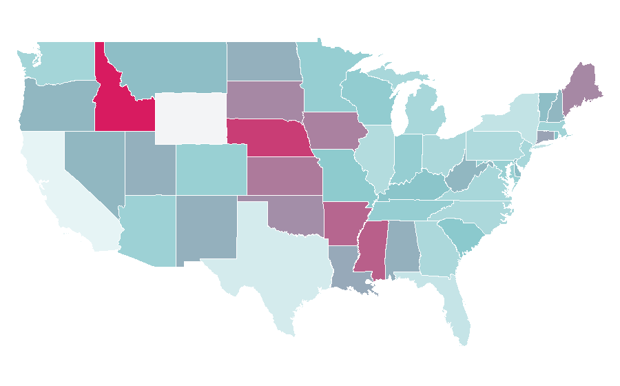 Affinity by region — Tractor unit, United States