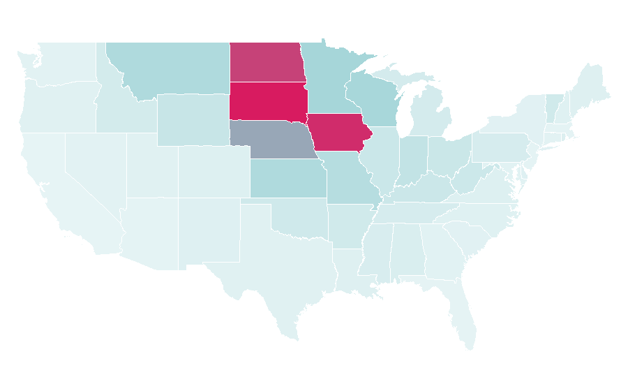 Affinity by region — TractorHouse, United States