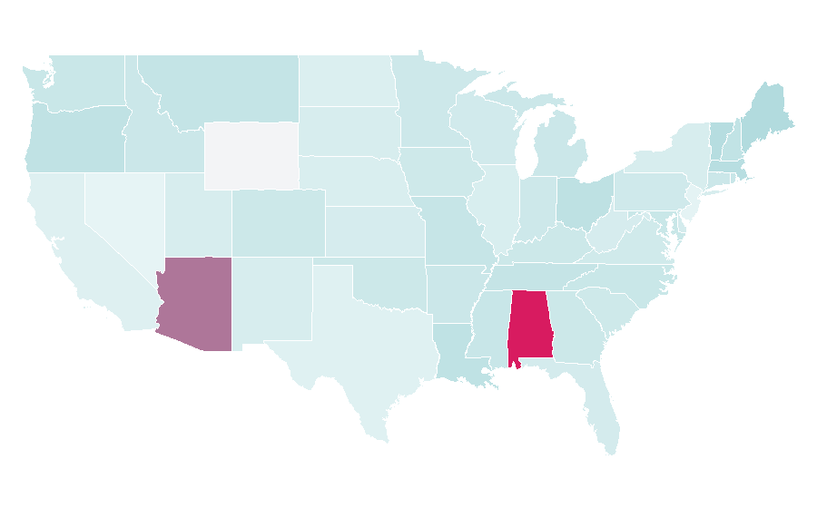 Affinity by region — Tracy Chapman, United States