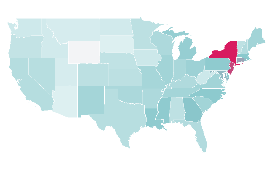 Affinity by region — Tracy Morgan, United States