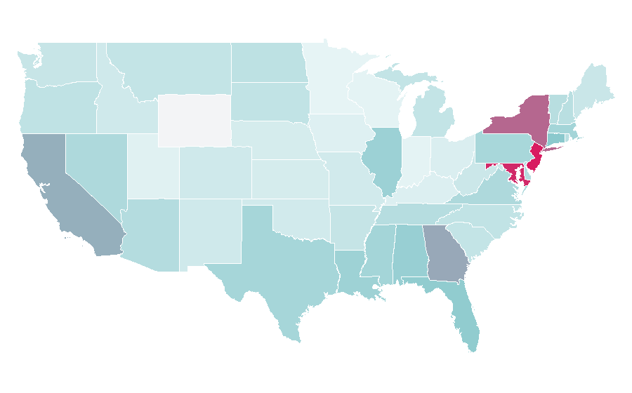 Affinity by region — Tradesy, United States