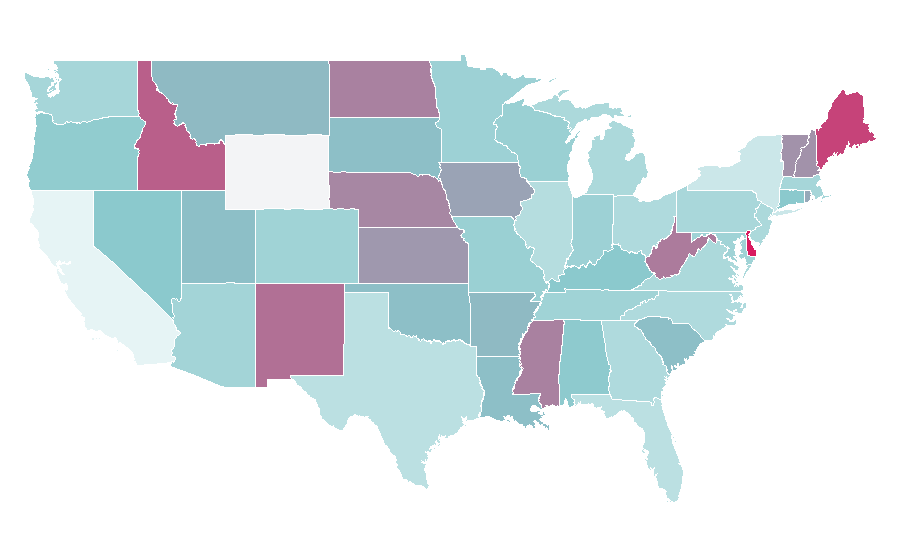 Affinity by region — Traffic code, United States