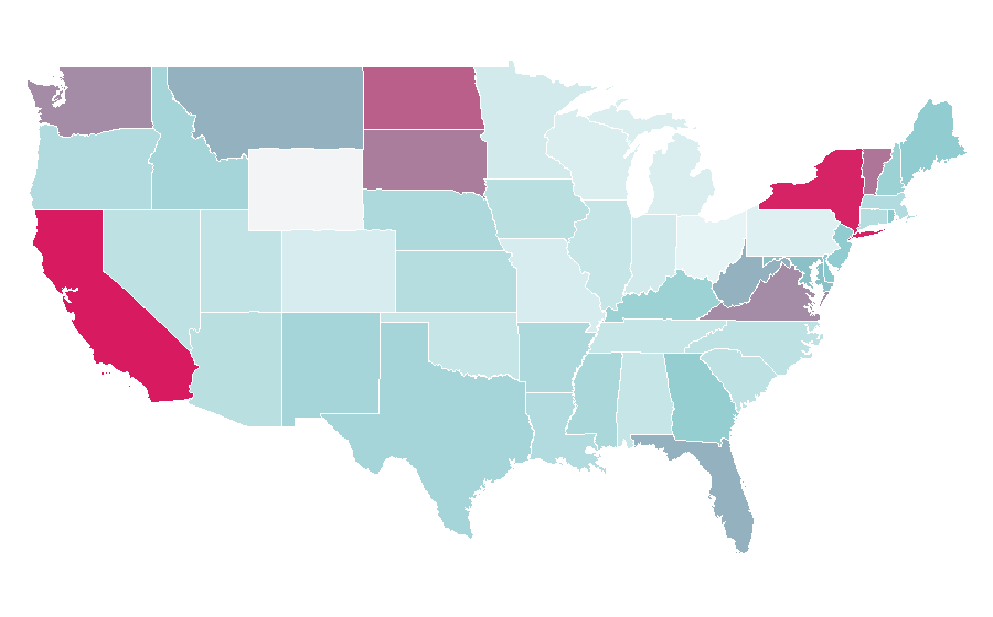 Affinity by region — Traffic congestion, United States