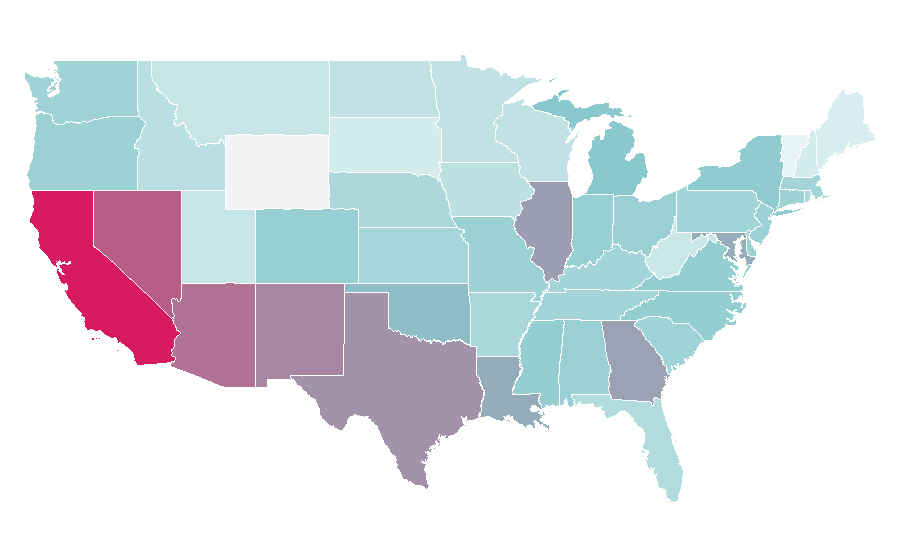 Affinity by region — Training Day, United States