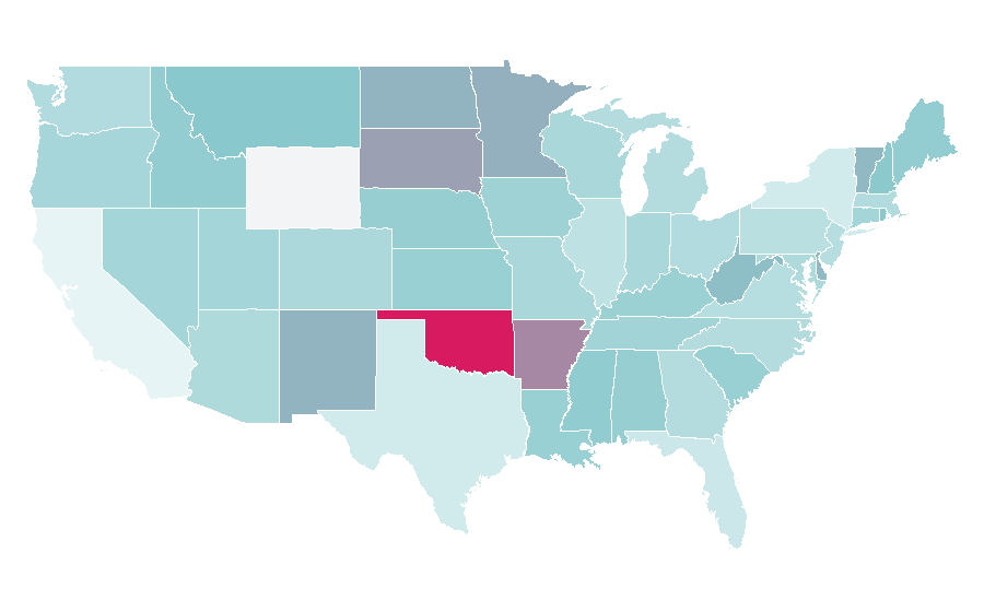 Affinity by region — Transactional account, United States