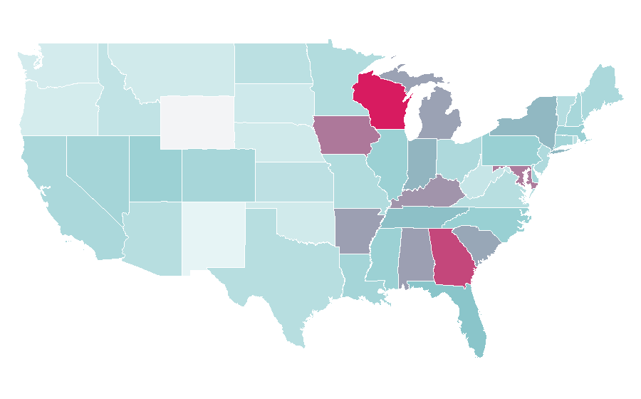 Affinity by region — Transamerica, United States
