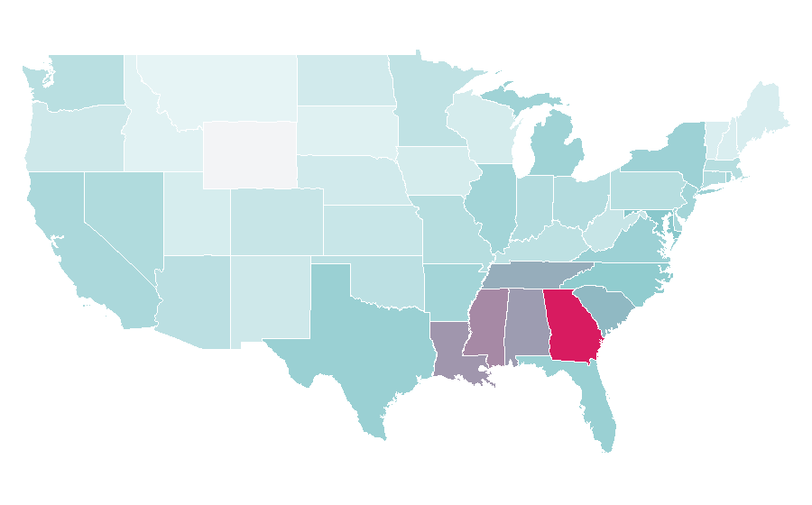 Affinity by region — Transparency International, United States