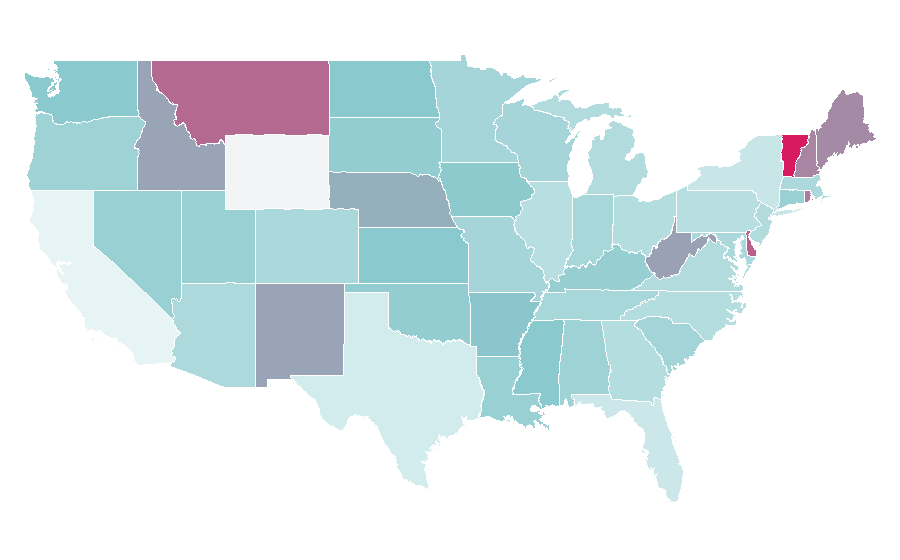 Affinity by region — Travel literature, United States