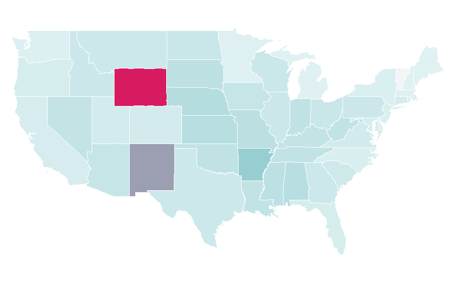 Affinity by region — TravelCenters of America, United States
