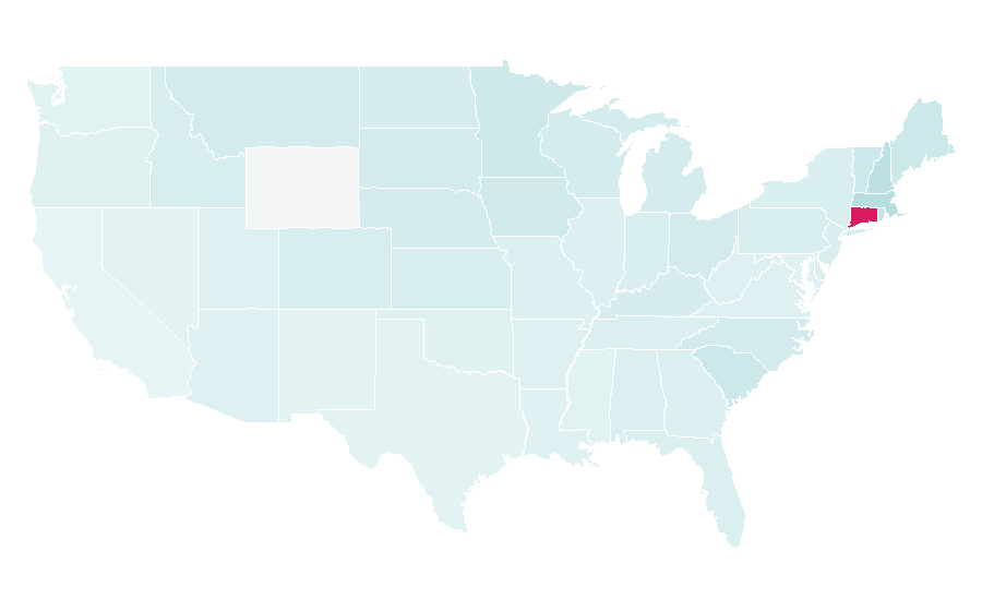 Affinity by region — Travelers Championship, United States
