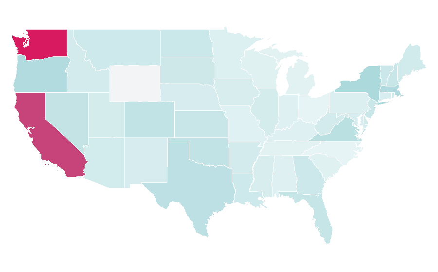 Affinity by region — Traveloka, United States