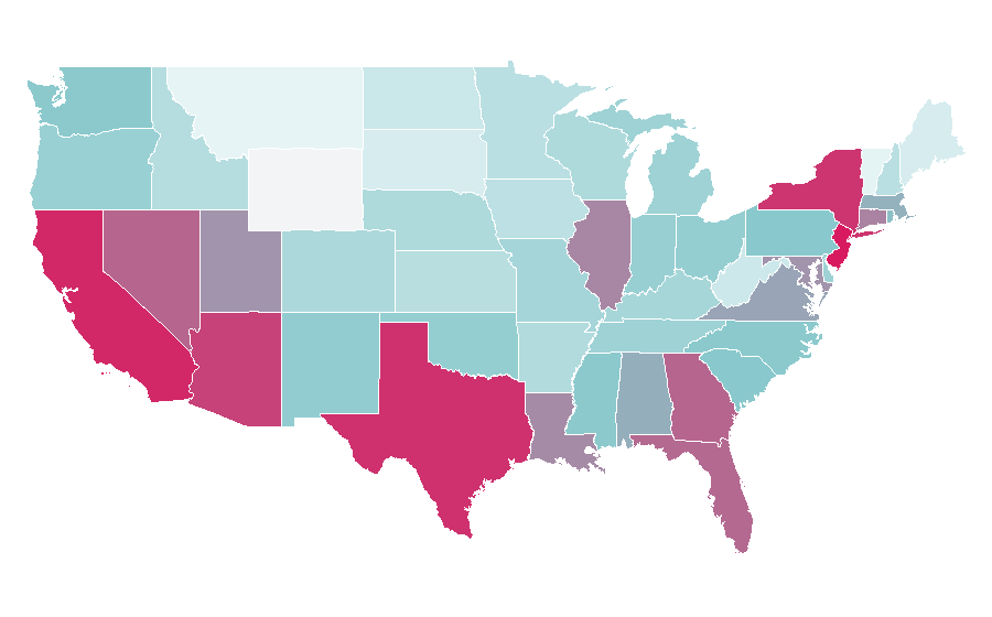 Affinity by region — Travis Scott, United States