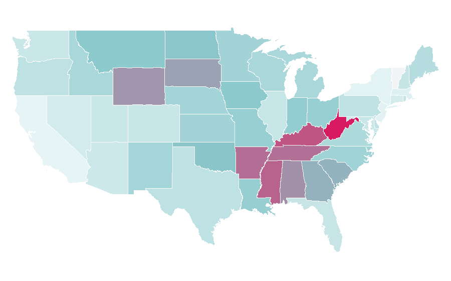 Affinity by region — travis tritt, United States