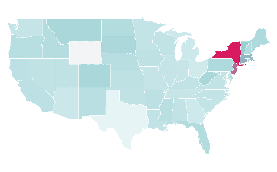 Affinity by region — Trentino-Alto Adige/Südtirol, United States