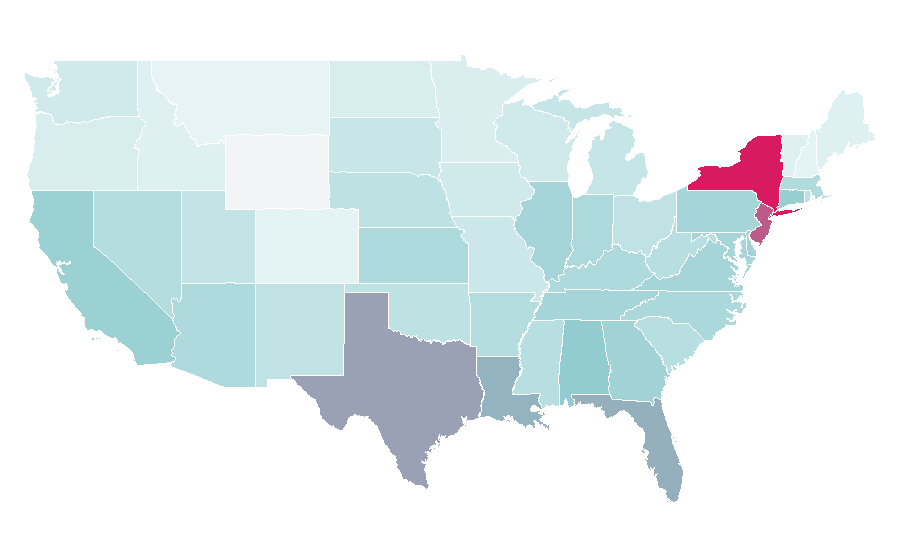 Affinity by region — TRESemmé, United States