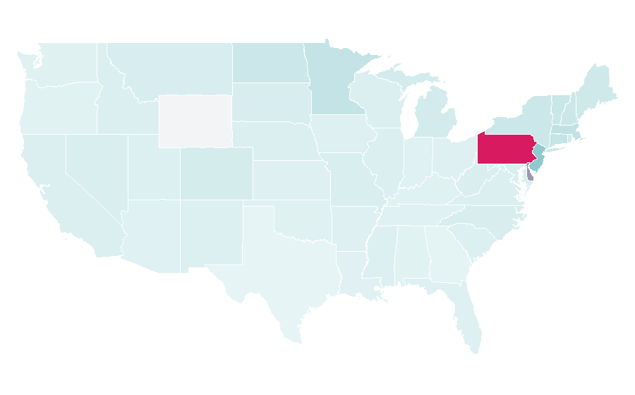 Affinity by region — Trevor Zegras, United States