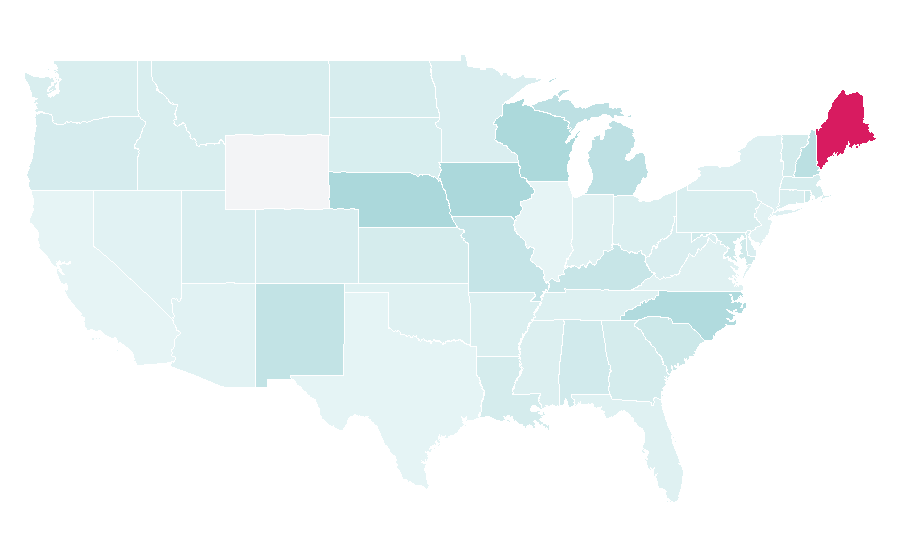 Affinity by region — Tri Peaks, United States