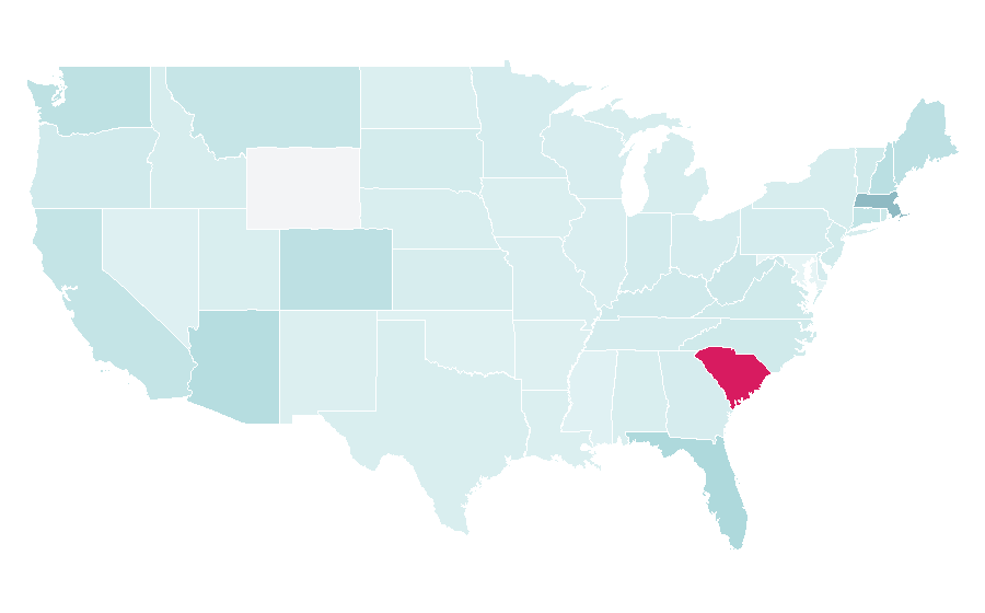 Affinity by region — TRiDENT, United States
