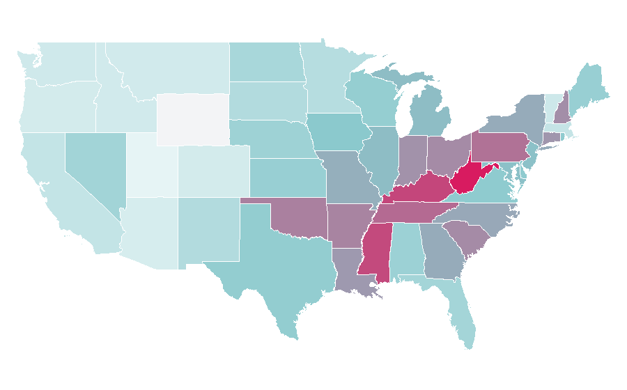 Affinity by region — Triple H, United States