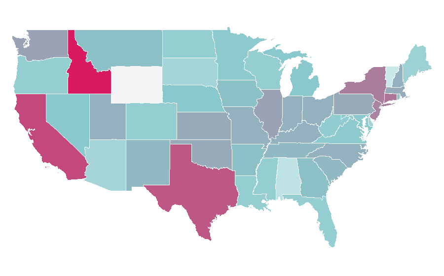 Affinity by region — Troian Bellisario, United States